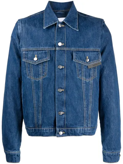 Bianca Saunders Lexxus 23 Denim Jacket In Blue