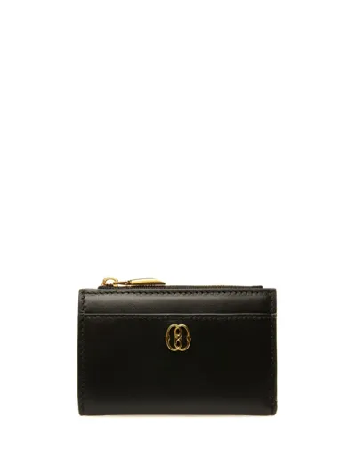 Bally Emblem Wallet In Black Leather