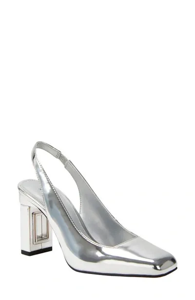 Katy Perry Women's The Hollow Heel Sling Back Pumps Women's Shoes In Silver