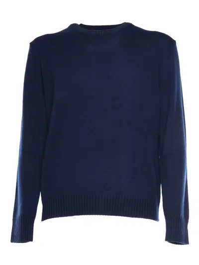 Ballantyne Crew Neck Pullover In Blue