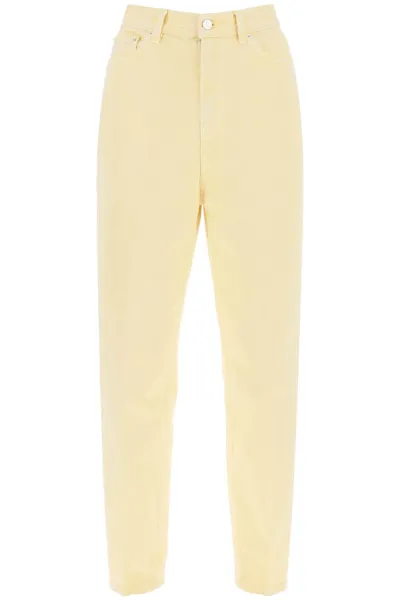 Totême Tapered-leg Jeans In Yellow