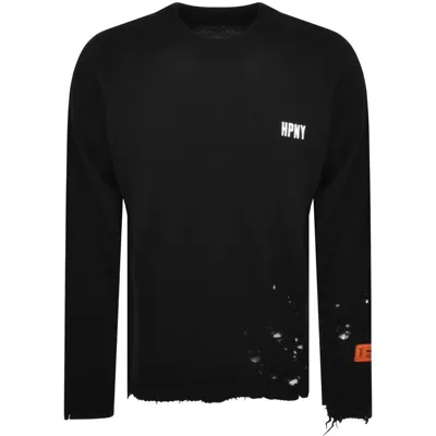 Heron Preston Logo Knit Jumper Black