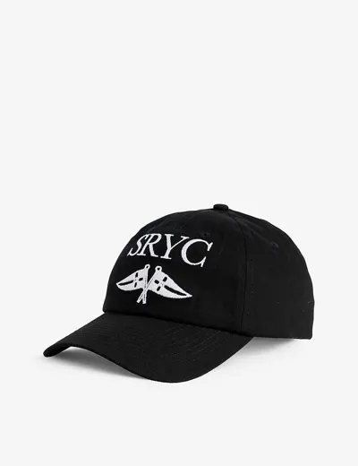 Sporty And Rich Yatch Club Baseball Cap In Black