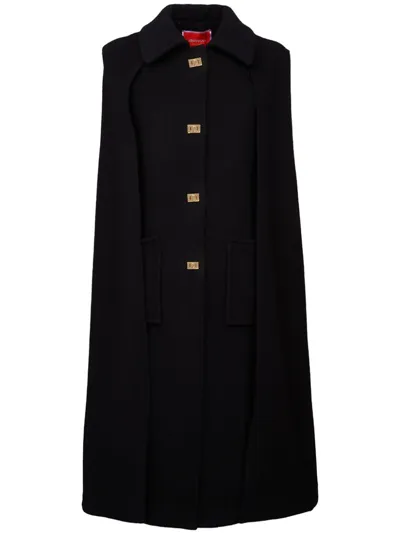 La Doublej Milano Cady Cape In Black