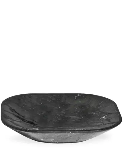 Marsotto Edizioni Gravita Square-shape Tray In Black