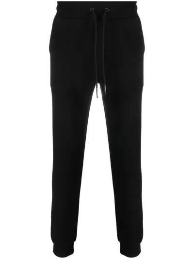 Iceberg Logo-embroidered Drawstring Track Pants In Black