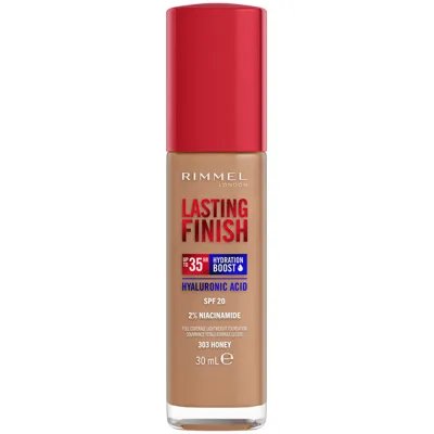 Rimmel Lasting Finish 35hr Foundation 30ml (various Shades) - 303 Honey