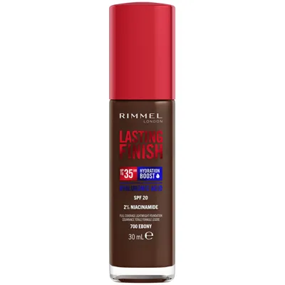 Rimmel Lasting Finish 35hr Foundation 30ml (various Shades) - 700 Ebony