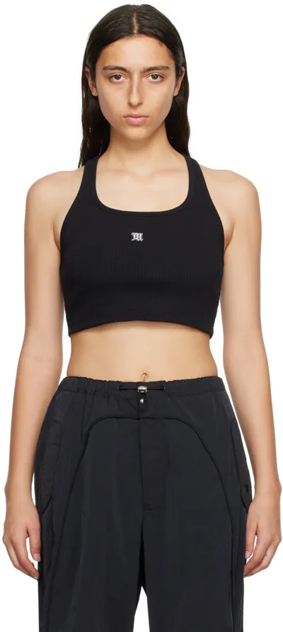 Misbhv Cropped Tank Top In Black