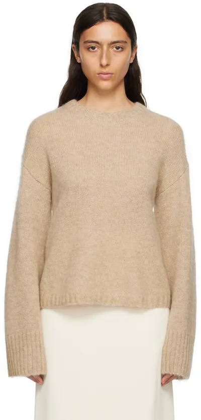 By Malene Birger Cierra Wool Sweater In Cream