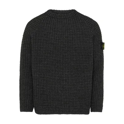 Stone Island Round-neck Sweater In Gray