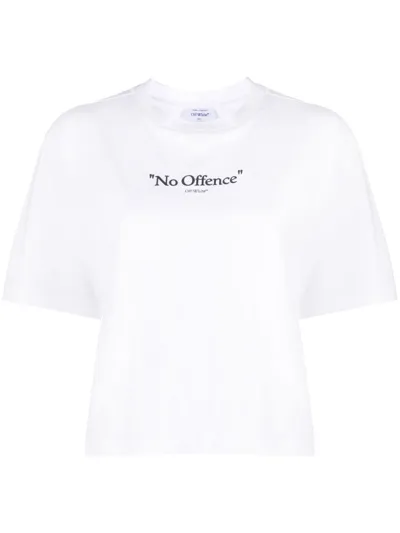 Off-white No Offence T-shirt White