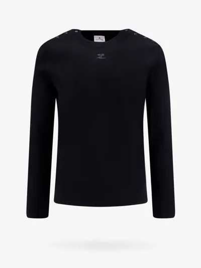 Courrèges Sweater In Black