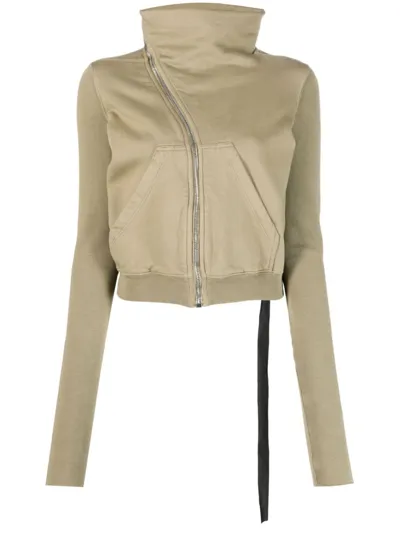 Rick Owens Drkshdw Cardigan Mit Riemen In Green