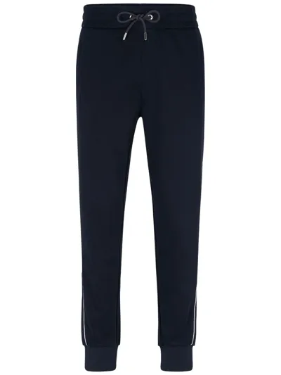 Hugo Boss Lamont Pipe-trim Track Pants In Blue