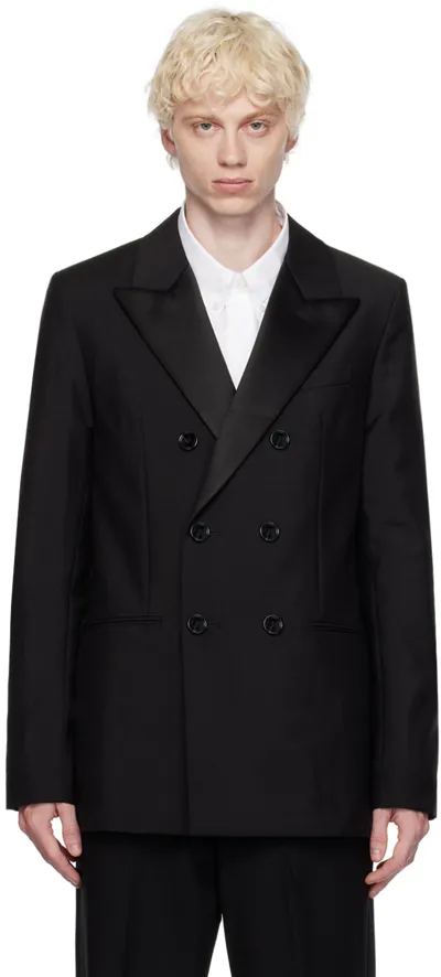 Ami Alexandre Mattiussi Black Double Breasted Jacket