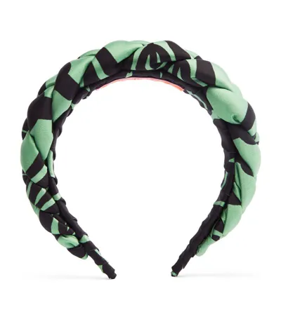 La Doublej Rapunzel Headband In Papyrus Green