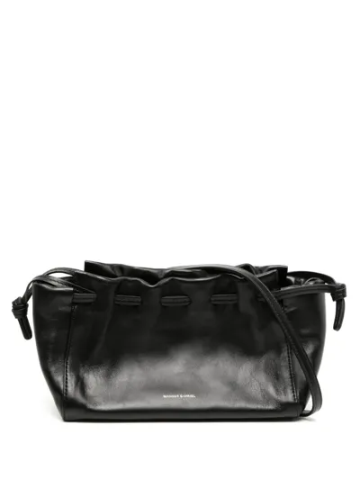 Mansur Gavriel Mini Bloom Cross Body Bag In Black