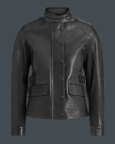 Belstaff Westerly Motorcycle Jacket In Black