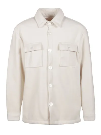 Family First Milano Shirt Jacket In White