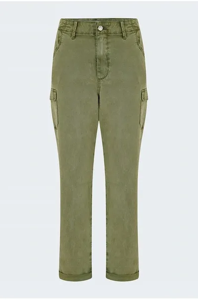 Paige Drew Cargo Trousers In Green