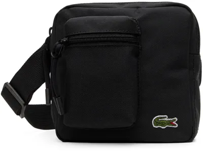 Lacoste Black Square Camera Pouch