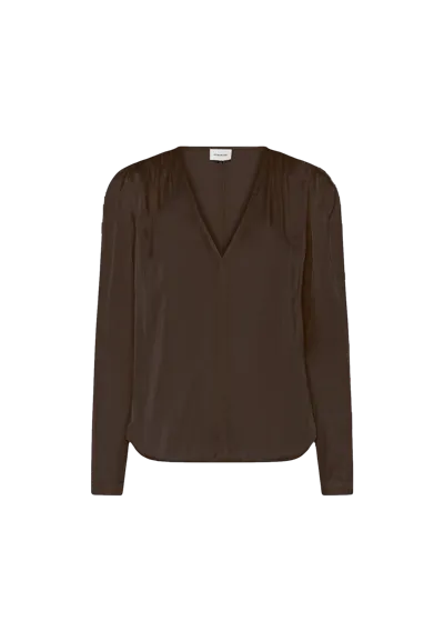 Herskind Sky Blouse In Brown