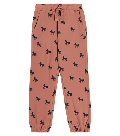 Liewood Kids' Inga Printed Cotton Sweatpants In Pink