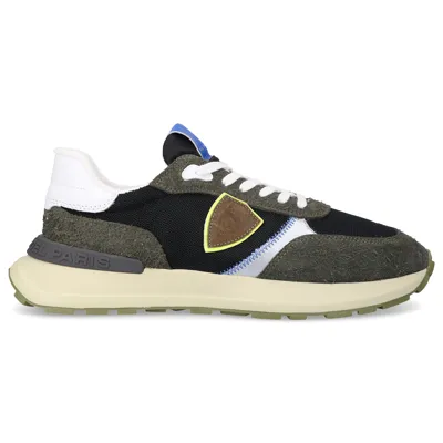 Philippe Model Low-top Sneakers Altu Wn08 Suede In Green