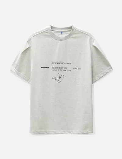 Ader Error Artwork T-shirt In White