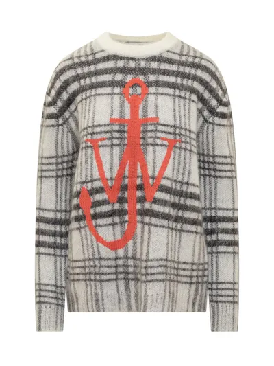 Jw Anderson Logo Intarsia In Multi