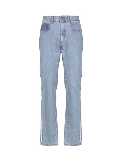 Jw Anderson Fringed Slim In Blue