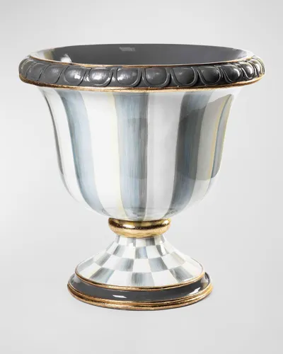 Mackenzie-childs Sterling Stripe Urn