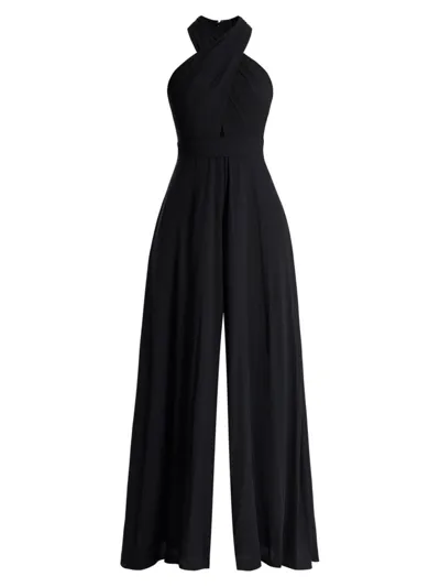 Bcbgmaxazria Garth Halter Jumpsuit In Black