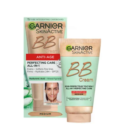 Garnier Skinactive Bb Cream Anti-aging Tinted Moisturiser Spf25 - Medium In Neutral