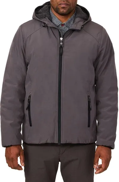 Rainforest Fleece Lined Water Resistant Soft Shell Jacket In Grey