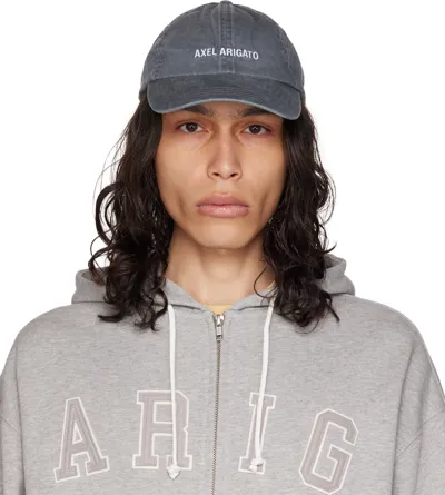 Axel Arigato Gray Aa Logo Cap In Washed Grey