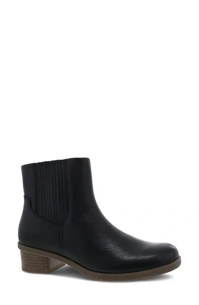 Dansko Daisie Waterproof Bootie In Black