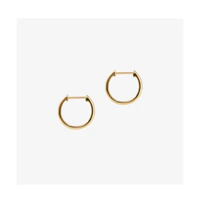 Ana Luisa Small Slim Endless Hoops In Gold