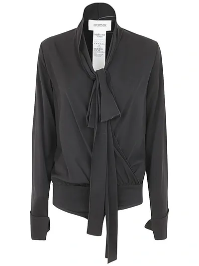 Sportmax Moretto Body Shirt Clothing In Black