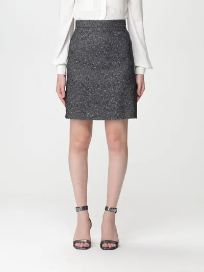 Hugo Boss Skirt Boss Woman Color Grey