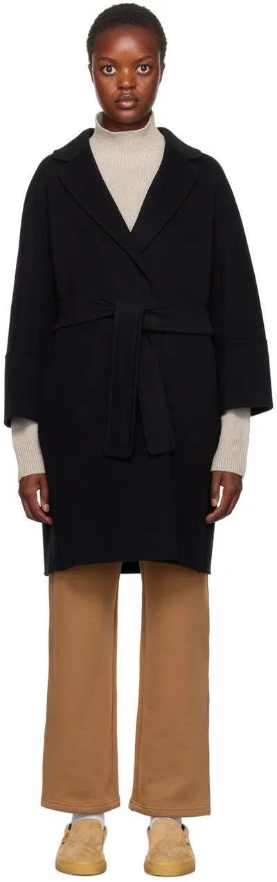 's Max Mara Arona Coat In Black