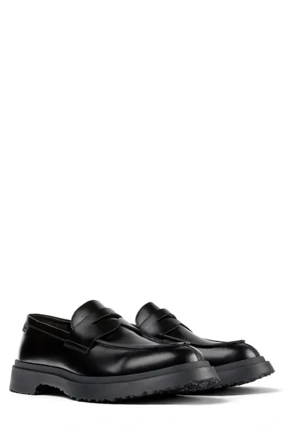 Camper Walden Penny Loafer In Schwarz