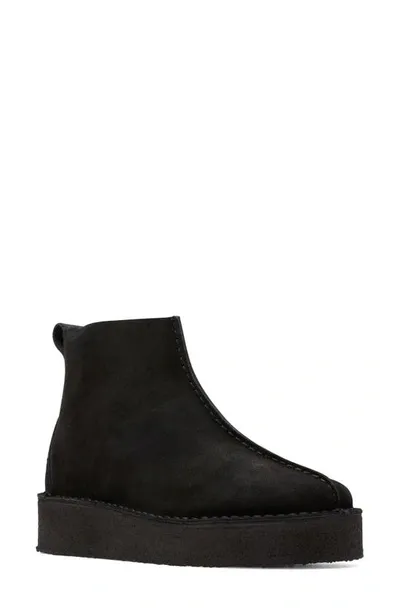 Clarks Trek Wedge Boot In Black