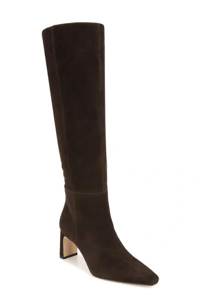 Sam Edelman Sylvia Knee High Boot Chocolate In Brown