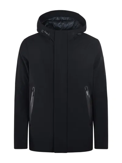 Rrd "winter Parka Mdm" Down Jacket In Nero