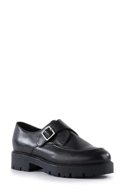 Seychelles Foremost Monk Strap Shoe In Black