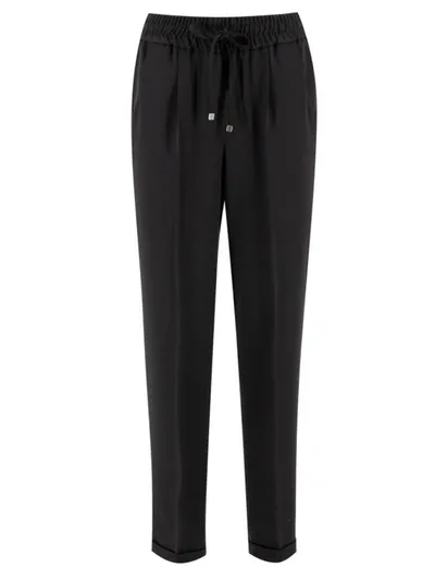 Kiton Trousers In Black