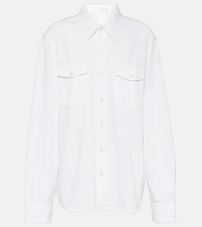 Wardrobe.nyc Denim Shirt In White