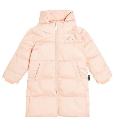 Molo Kids' Girls Pale Pink Puffer Coat